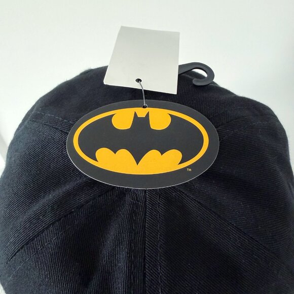 Batman DC Comics Snapback Hat Cap Mens Womens Comic Gift Movie Embroidered Black - Picture 2 of 7